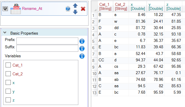 microsoft excel rename columns